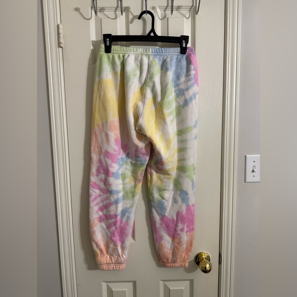 Spiritual Gangster Multicolor Tie-Dye Kids Sweatpants - Picture 2 of 3